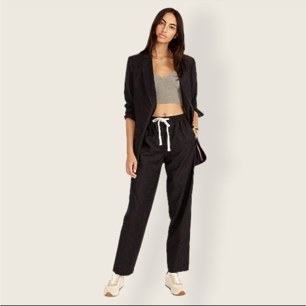 J. Crew Tie Waist Straight Leg Pant Size 8